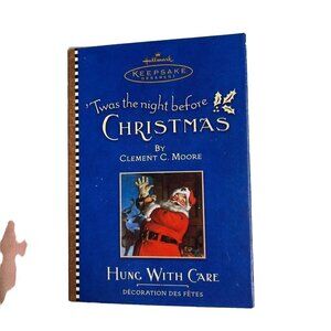 Hallmark‎ Keepsake Ornament Twas the Night Before Christmas Hung With Care